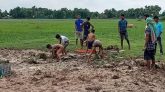 মাধবপুরে সরকারি বরাদ্দের তোয়াক্কা না করে খেলার মাঠ তৈরি করলেন যুবকরা