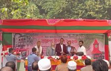 মুরারিচাঁদ কলেজে ৩৬শে জুলাইয়ের বিপ্লব স্মরণে ফ্যাসিবাদ বিরোধী তারুণ্য উৎসব উদযাপন।