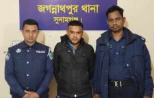 জগন্নাথপুরে সাজাপ্রাপ্ত পলাতক আসামী গ্রেপ্তার