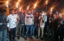 শান্তিগঞ্জ গণঅধিকার পরিষদের মশাল মিছিল