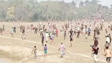 শান্তিগঞ্জে দুই পক্ষের সং ঘ র্ষ আহত ৩০,আ ট ক ১