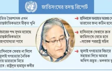 অ পরাধী হাসিনাকে নিয়ে আন্তর্জাতিক চাপে ভা রত