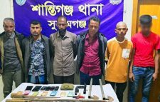 আন্ত:জেলা ডাকাতদলের আরো পাঁচ সদস্য সুনামগঞ্জে গ্রেফতার