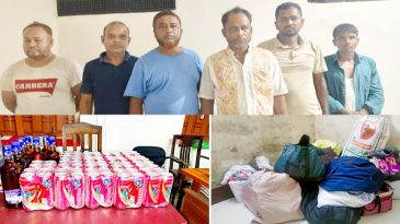 সিলেটে বিশেষ অভিযানে আটক ৬