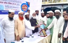 জগন্নাথপুরে বাংলাদেশ খেলাফত মজলিস নিউইয়র্ক সিটি সেক্রেটারী মাওঃ বশির উদ্দীনকে সংবর্ধনা প্রদান