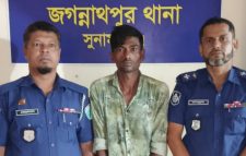 জগন্নাথপুরে পলাতক আসামী গ্রেপ্তার