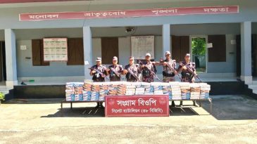 সিলেটে বিজিবির অভিযান |  জব্দ করা হয়েছে “১ কোটি ২০ লক্ষ টাকার চোরাচালানী মালামাল”