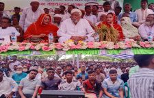 শাল্লায় নাছির চৌধুরী’র জনসভায় জনতার ঢল